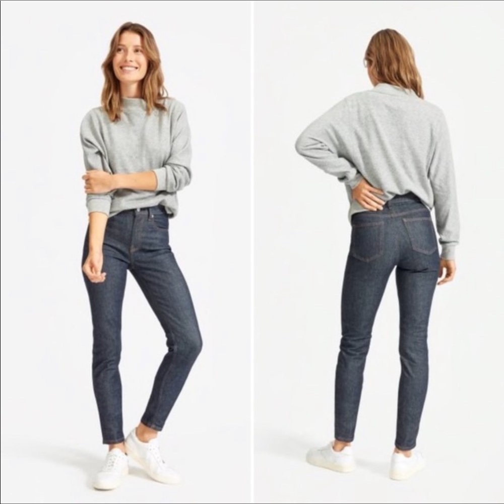 Everlane High Rise Skinny Ankle Jeans NWT